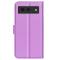  Google Pixel 8A Litchi Läder Fodral Lila