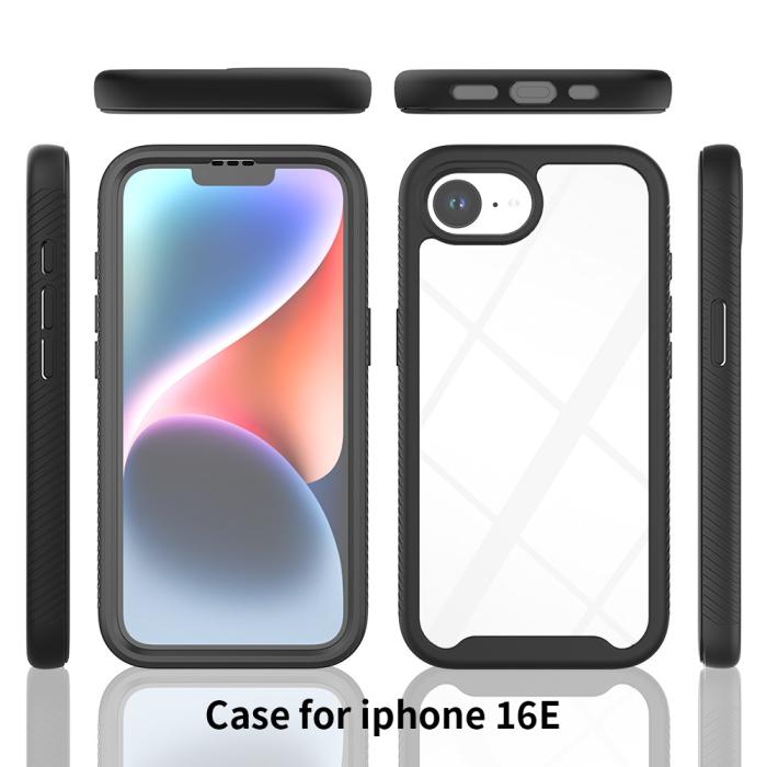 Bild 6,  iPhone 17e / 16e Skal 360 Hybrid Defense Svart