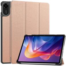  Xiaomi Redmi Pad 2 Fodral Tri-Fold Ros&eacute;guld