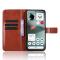  Nothing Phone 3a Lite Fodral Crazy Horse Läder Brun