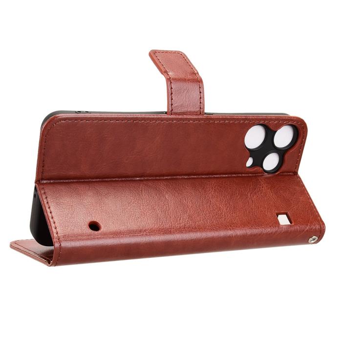 Bild 6,  Nothing Phone 3a Lite Fodral Crazy Horse Läder Brun