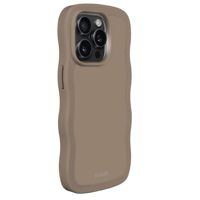 Bild 2, holdit holdit iPhone 15 Pro Skal Wavy Mocha Brown