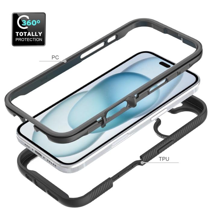 Bild 4,  iPhone 16 Skal Hybrid Defense Svart