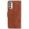  Motorola Moto G52/G82 Fodral Skin Touch Brun