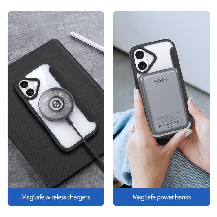 Bild 4, DUX DUCIS DUX DUCIS iPhone 17 Fodral MagSafe Skin X Pro Svart