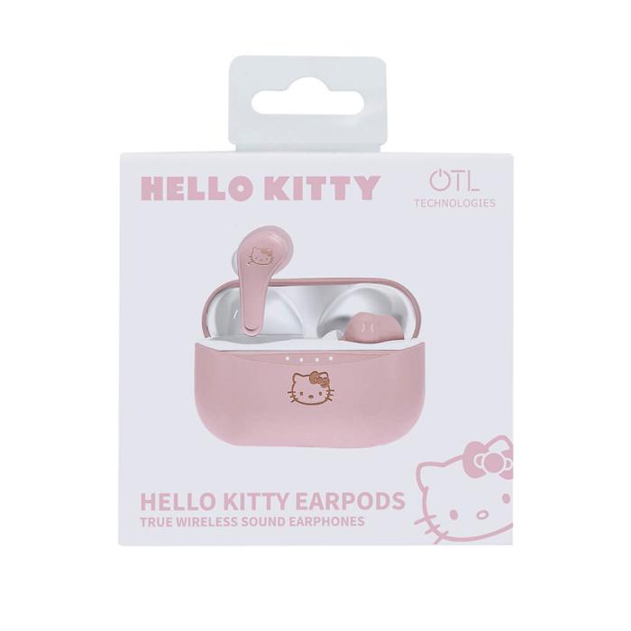 Bild 2, OTL Hello Kitty Hörlur In-Ear TWS Bluetooth Rosa