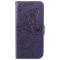  Samsung Galaxy S22 Plus Fodral Butterfly Tryckt Läder Lila