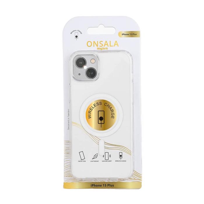 Bild 2, Onsala ONSALA iPhone 15 Plus Skal MagSafe TPU Transparent