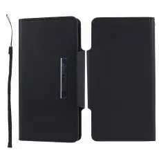  iPhone 13 - 2in1 L&auml;der Magnet Fodral / Skal - Svart