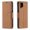  Samsung Galaxy A12 - Litchi Shark Fodral - Brun