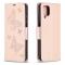  Samsung Galaxy A12 - Butterfly Plånboksfodral - Roséguld