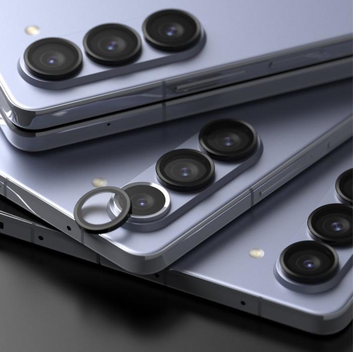 Bild 6, Ringke Ringke Samsung Galaxy Z Fold 5 Linsskydd Härdat Glas Svart