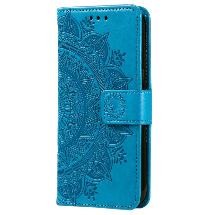 Bild 5,  Samsung Galaxy A34 5G Fodral Mandala Läder Blå