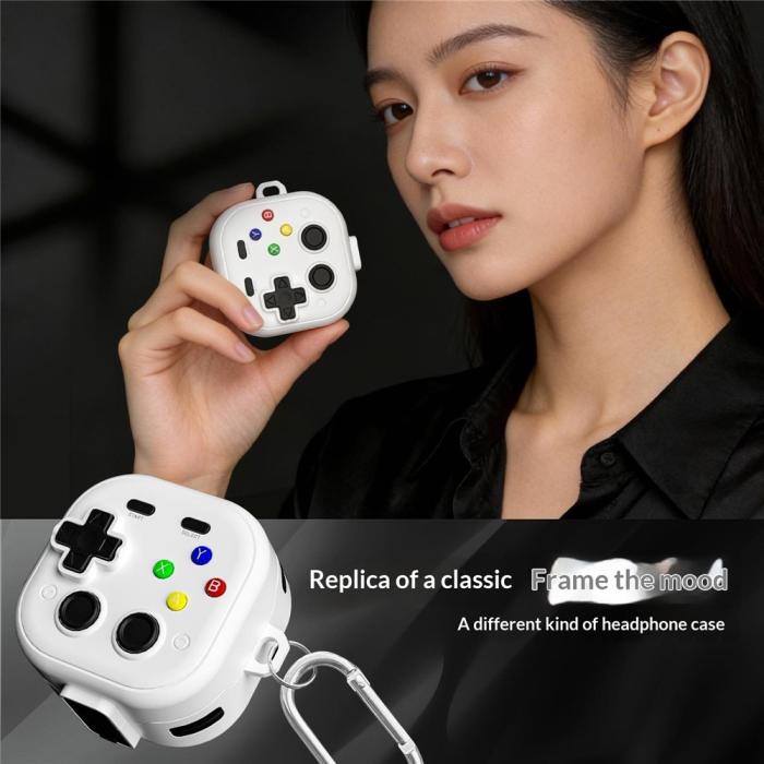 Bild 6,  Samsung Galaxy Buds 4 / 4 Pro Skal Game Console Grå