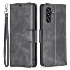  Samsung Galaxy A35 5G Fodral Shark L&auml;der Svart