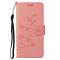  Samsung Galaxy S23 Fodral Med Tryck Rosa