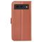  Google Pixel 8A Litchi Läder Fodral Brun