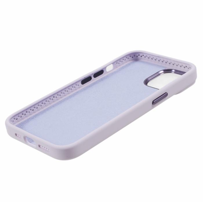 Bild 6,  iPhone 15 Plus Skal Liquid Silikon AluLens Ljus Lila