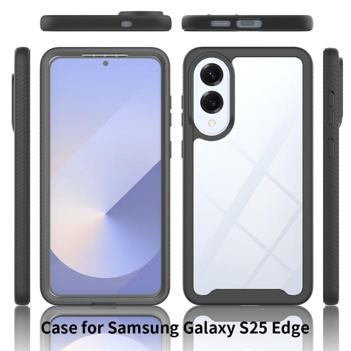 Bild 6,  Samsung Galaxy S25 Edge Skal 360 Hybrid Defense Svart