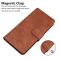  Motorola Moto G52/G82 Fodral Skin Touch Brun