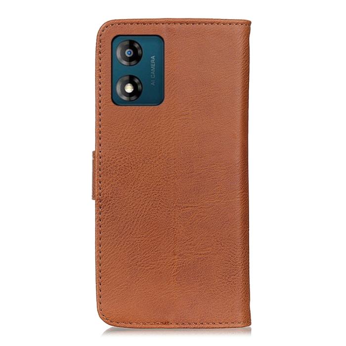 Bild 3, KHAZNEH KHAZNEH Motorola Moto E13 Fodral Läder Brun