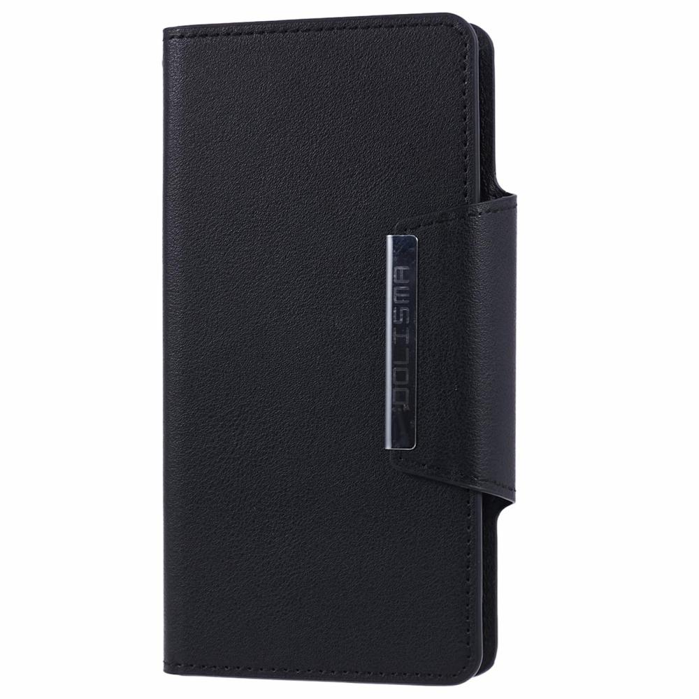  iPhone 13 - 2in1 Läder Magnet Fodral / Skal - Svart