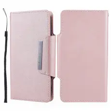  iPhone 13 - 2in1 L&auml;der Magnet Fodral / Skal - Ros&eacute;guld