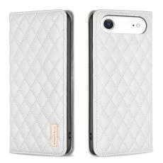 BINFEN BINFEN iPhone Air Fodral Diamond Flip L&auml;der Vit