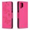  Samsung Galaxy A12 - Butterfly Plånboksfodral - Rosa