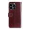  iPhone 16 Pro Max Fodral Crazy Horse Läder Brun