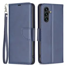  Samsung Galaxy A35 5G Fodral Shark L&auml;der Bl&aring;