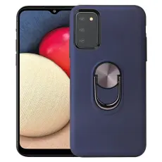  Samsung Galaxy A03s Skal Hybrid Ring Bl&aring;