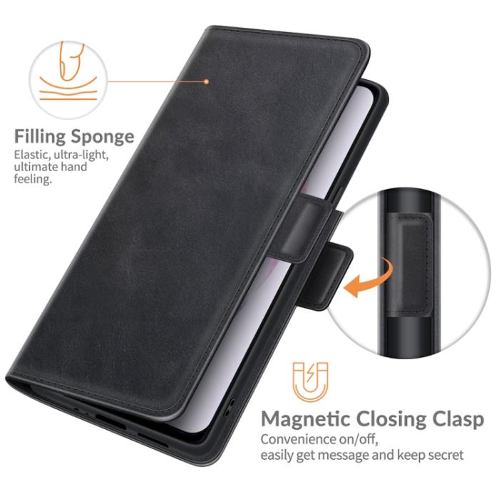 Bild 5,  Samsung Galaxy S22 Fodral Magnetisk Stängning Svart