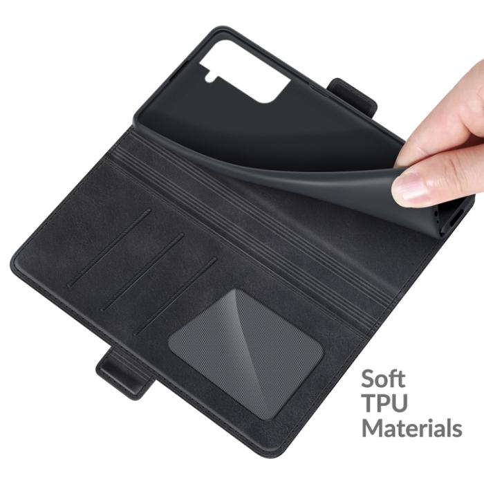 Bild 6,  Samsung Galaxy S22 Fodral Magnetisk Stängning Svart