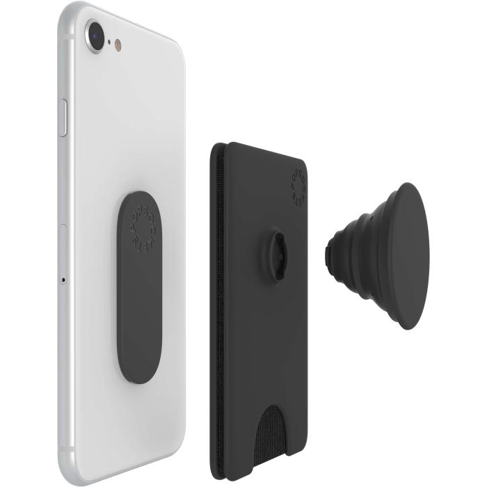 Bild 3, PopSockets PopSockets PopWallet+ Avtagbar Mobil Plånbok Svart