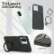  Samsung Galaxy A07 Skal MagSafe Kickstand Hybrid Svart