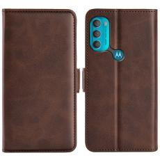  Motorola Moto G71 Fodral Med Magnetisk St&auml;ngning Brun