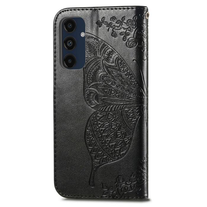 Bild 5,  Samsung Galaxy A16 Fodral Med Fjäril Tryck Svart