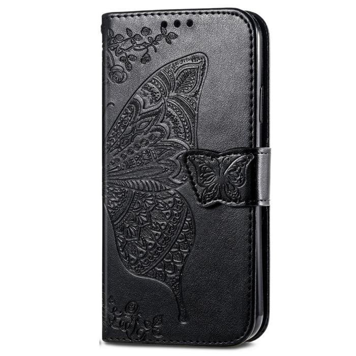 Bild 6,  Samsung Galaxy A16 Fodral Med Fjäril Tryck Svart