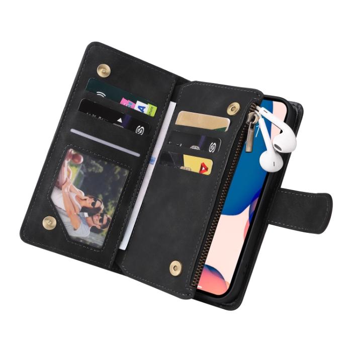 Bild 6,  iPhone 14 Pro Fodral Flerfack Multifunktionell Svart