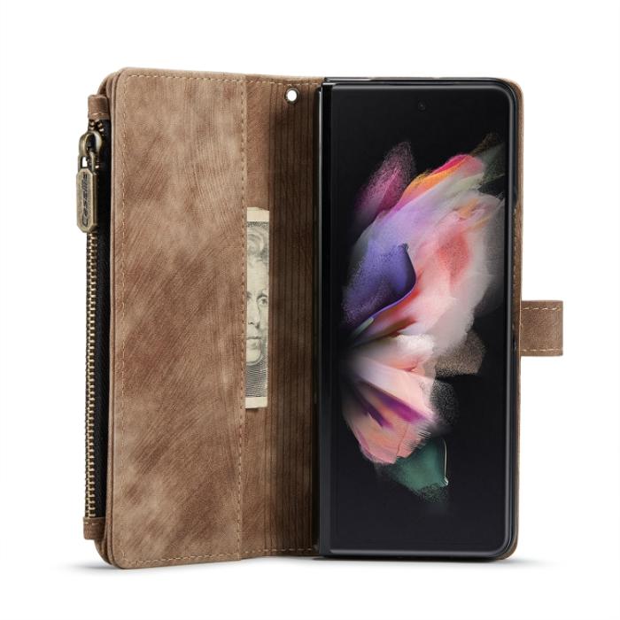 Bild 4, CASEME CASEME Galaxy Z Fold 4 Fodral Multifunktionell Brun