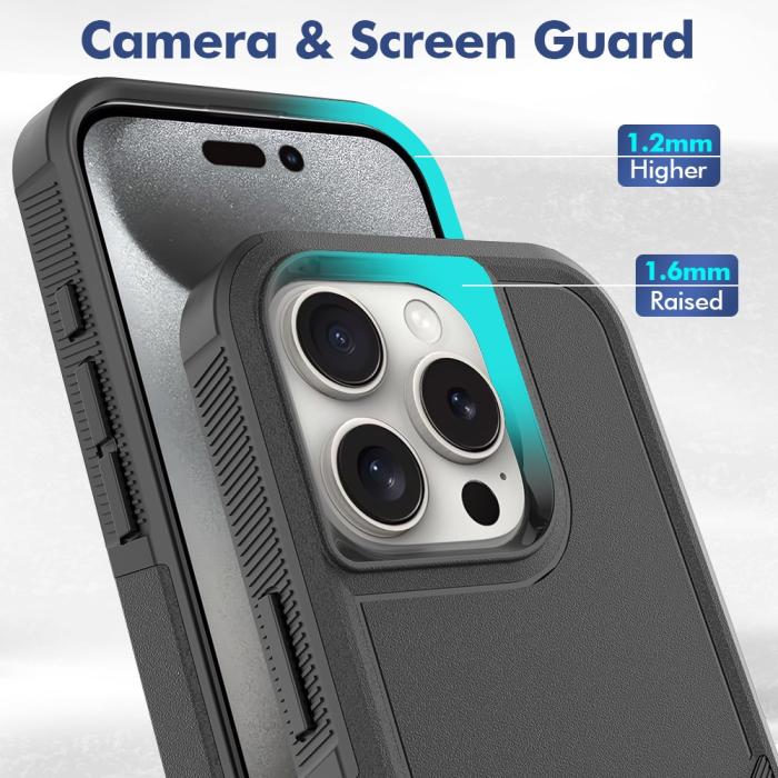 Bild 4,  iPhone 16 Pro Skal Extreme Shockproof Svart