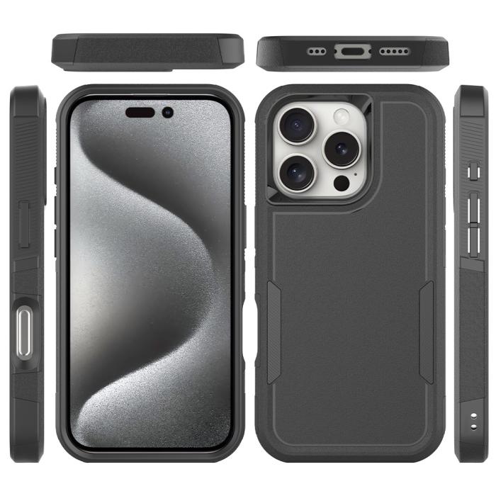 Bild 6,  iPhone 16 Pro Skal Extreme Shockproof Svart