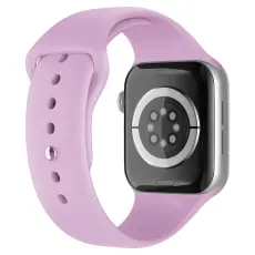 ColorPop Apple Watch 38/40/41/42 mm Silikon Armband (M/L) Ljus Lila