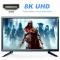  8K 60Hz 90° Nedvinkel HDMI Hane - HDMI 2.1 Hona Adapter Blå