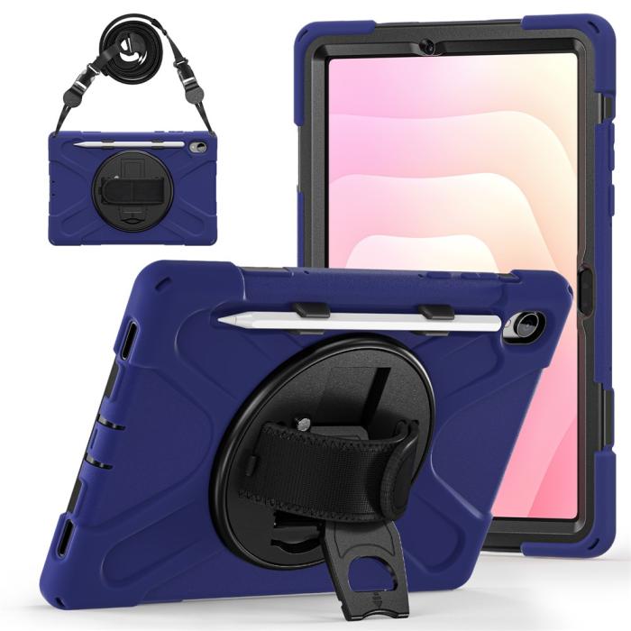 Bild 3,  Samsung Galaxy Tab S11 Skal Shockproof Hybrid Kickstand Mörk Blå