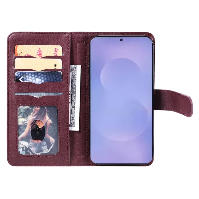 Bild 4,  Samsung Galaxy S26 Fodral Multifunktionellt Vinröd