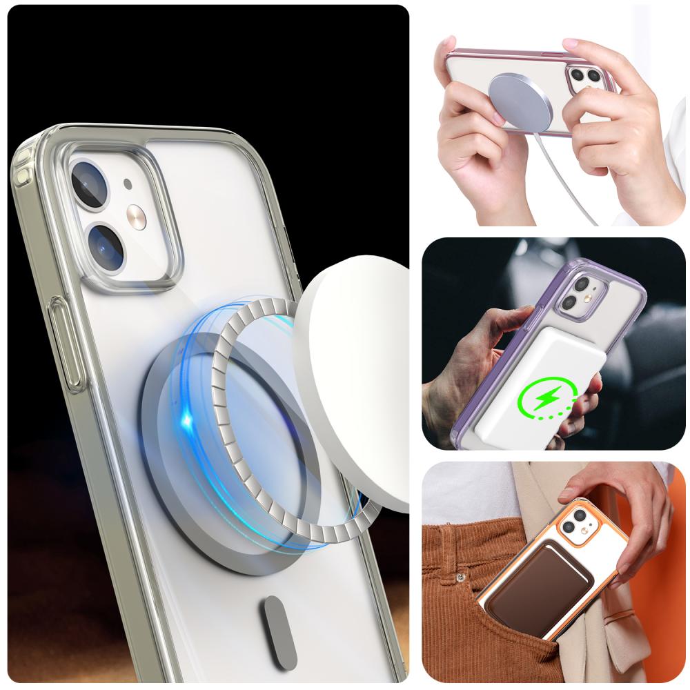 ColorPop ColorPop iPhone 12/12 Pro Skal CH MagSafe Transparent/Röd