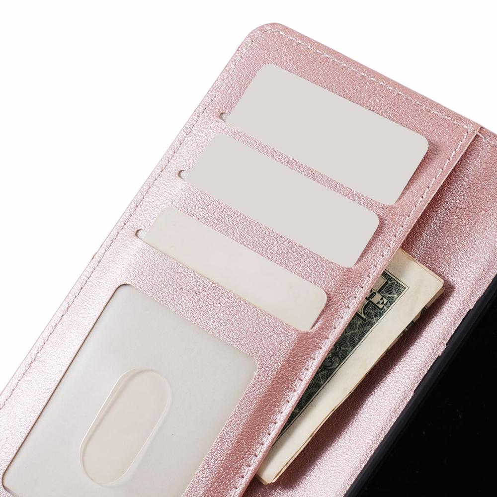  iPhone 13 - 2in1 Läder Magnet Fodral / Skal - Roséguld