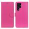  Samsung Galaxy S23 Ultra Fodral Litchi Läder Rosa